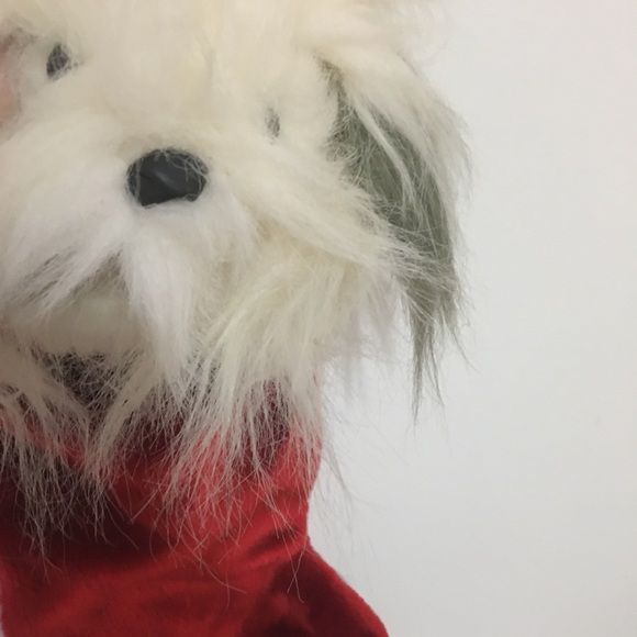 Cutest Christmas Stocking Ever! Fluffy Puppy Dog - Picture 1 of 13